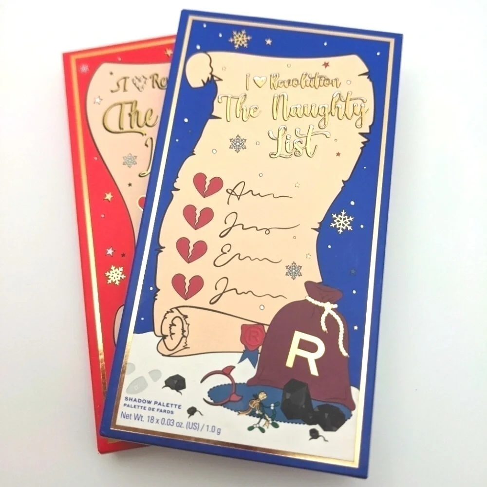 I Heart Revolution Eyeshadow Palette The Nice List NIB